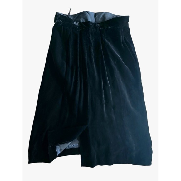 3 vtg new pieces black Ralph Lauren velvet corset wool skirt Tahari - Picture 16 of 16